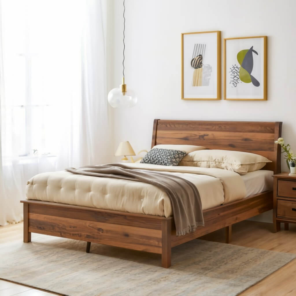 Classic Wooden Bed