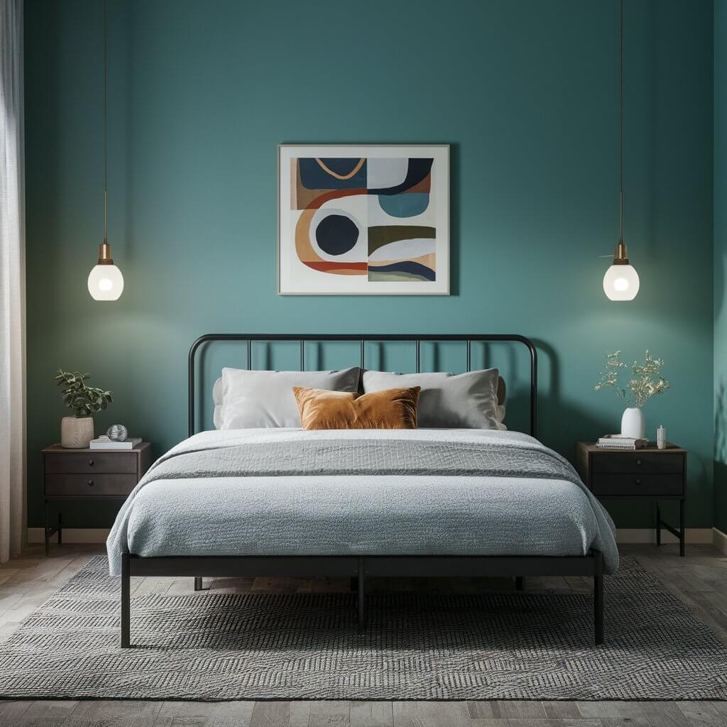 Modern Metal Bed